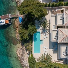 Luxury 6 Bedroom Brac Island Beach Front Villa With Heated Infinity Pool and lift near Sumartin sleeps 12